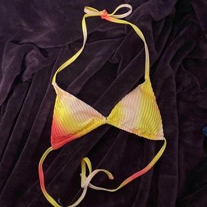 Triangle swim suit top